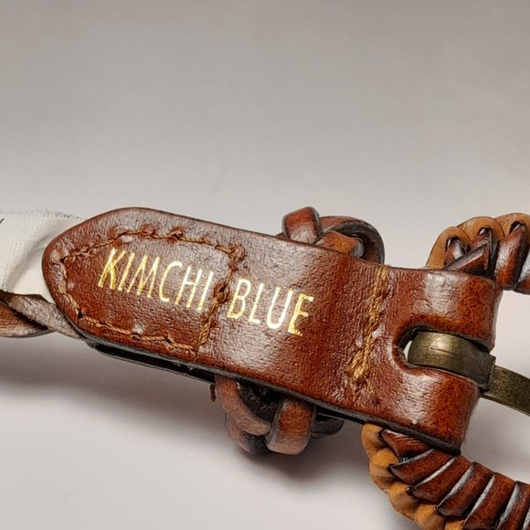 NWOT! Kimchi Blue Brown Woven Belt Women's Size S/M-P/M - Picture 5 of 8